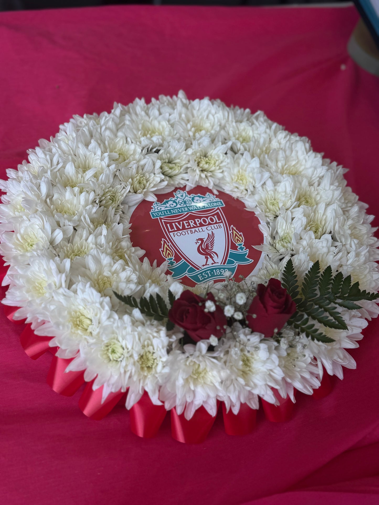 Football Themed Posy Tributes
