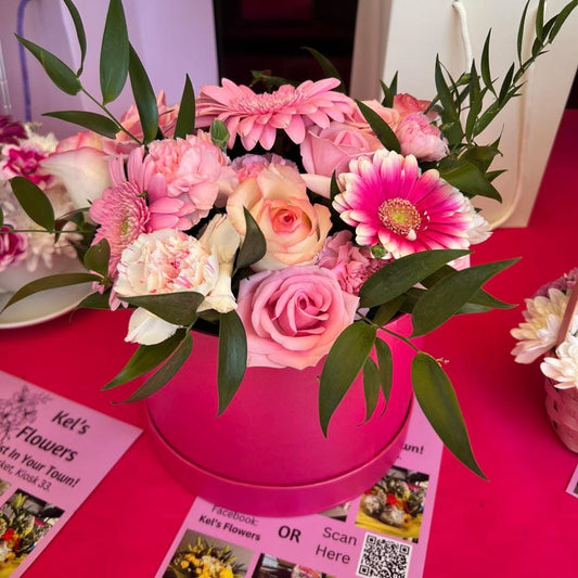 Classic Pink Hat Box