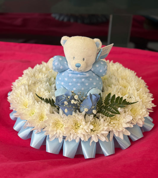 Baby Bear Posy Tribute.