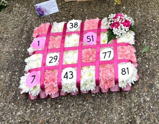 Bingo board tribute